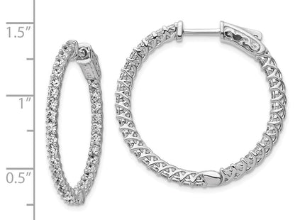 Sterling Silver Earrings Style QE7981 - Classique Jewelry Inc.