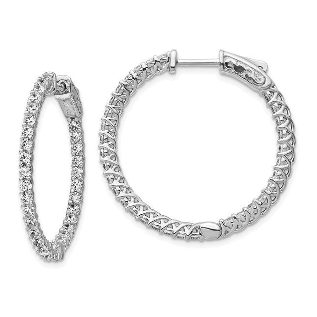 Sterling Silver Earrings Style QE7981 - Classique Jewelry Inc.