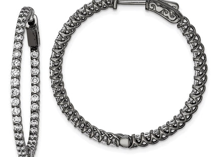 Sterling Silver Earrings Style QE7982B - Classique Jewelry Inc.