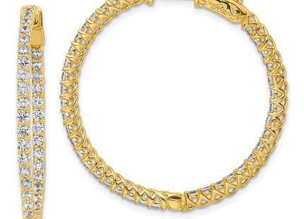 Sterling Silver Earrings Style QE7982Y - Classique Jewelry Inc.