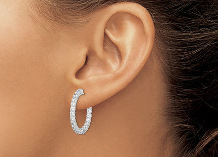 Sterling Silver Earrings Style QE7987 - Classique Jewelry Inc.
