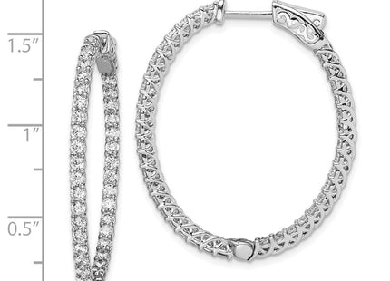 Sterling Silver Earrings Style QE7992 - Classique Jewelry Inc.