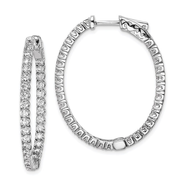 Sterling Silver Earrings Style QE7993 - Classique Jewelry Inc.
