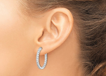 Sterling Silver Earrings Style QE7995 - Classique Jewelry Inc.