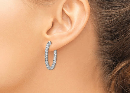 Sterling Silver Earrings Style QE7997 - Classique Jewelry Inc.