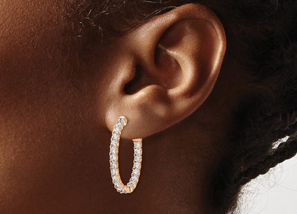 Sterling Silver Earrings Style QE7997P - Classique Jewelry Inc.