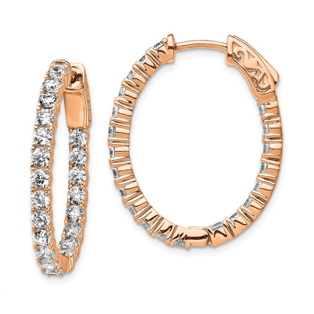 Sterling Silver Earrings Style QE7997P - Classique Jewelry Inc.