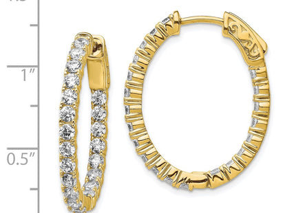 Sterling Silver Earrings Style QE7997Y - Classique Jewelry Inc.