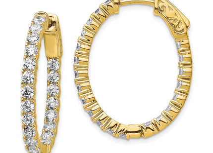 Sterling Silver Earrings Style QE7997Y - Classique Jewelry Inc.