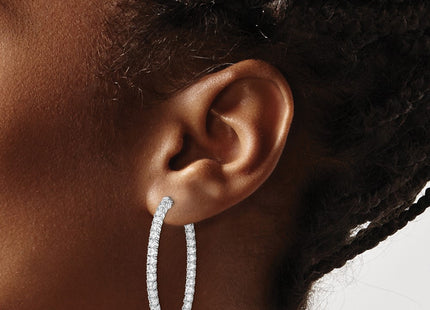 Sterling Silver Earrings Style QE7998 - Classique Jewelry Inc.