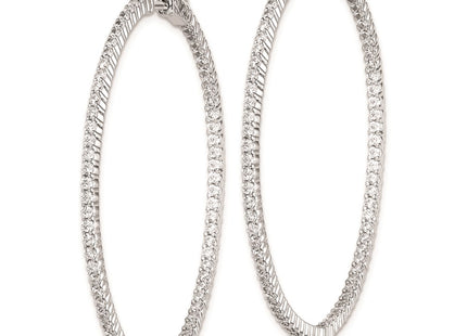 Sterling Silver Earrings Style QE8003 - Classique Jewelry Inc.