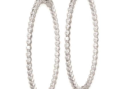 Sterling Silver Earrings Style QE8010 - Classique Jewelry Inc.