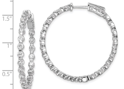 Sterling Silver Earrings Style QE8015 - Classique Jewelry Inc.