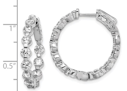 Sterling Silver Earrings Style QE8017 - Classique Jewelry Inc.