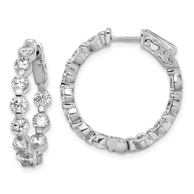 Sterling Silver Earrings Style QE8017 - Classique Jewelry Inc.