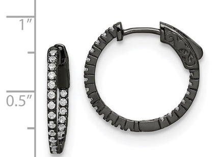 Sterling Silver Earrings Style QE8019B - Classique Jewelry Inc.