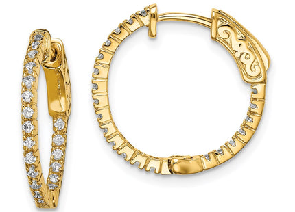 Sterling Silver Earrings Style QE8019Y - Classique Jewelry Inc.