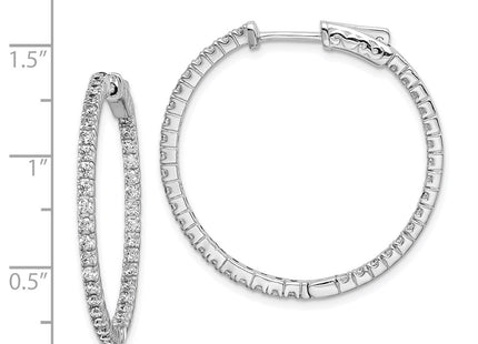 Sterling Silver Earrings Style QE8024 - Classique Jewelry Inc.