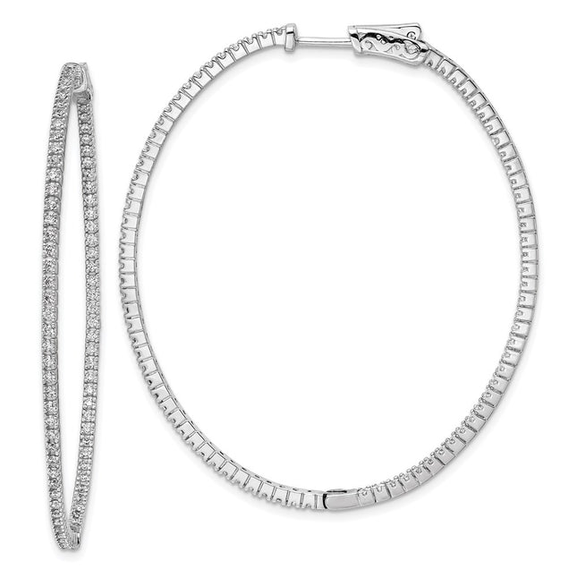 Sterling Silver Earrings Style QE8030 - Classique Jewelry Inc.