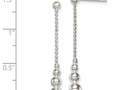 Sterling Silver Earrings Style QE8053 - Classique Jewelry Inc.