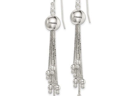 Sterling silver earrings, alternate view
