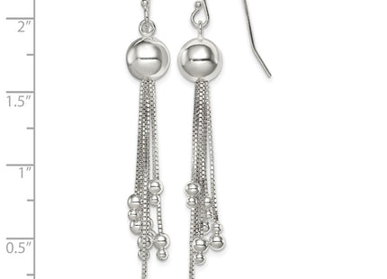 Sterling silver earrings, further view