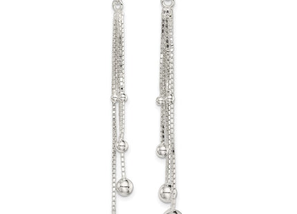 Sterling Silver Earrings Style QE8055 - Classique Jewelry Inc.
