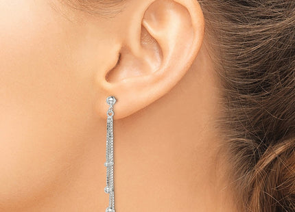 Sterling Silver Earrings Style QE8055 - Classique Jewelry Inc.
