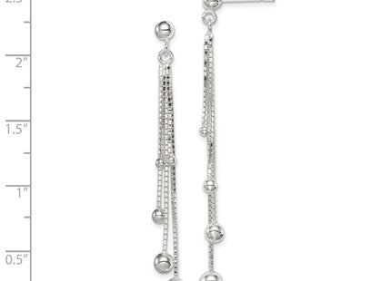 Sterling Silver Earrings Style QE8055 - Classique Jewelry Inc.