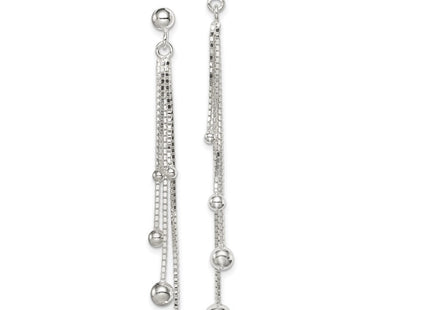 Sterling Silver Earrings Style QE8055 - Classique Jewelry Inc.