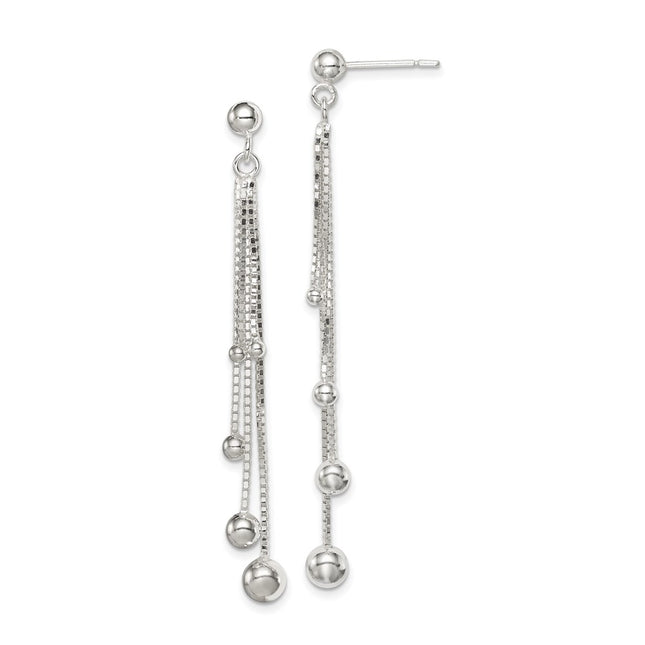 Sterling Silver Earrings Style QE8055 - Classique Jewelry Inc.