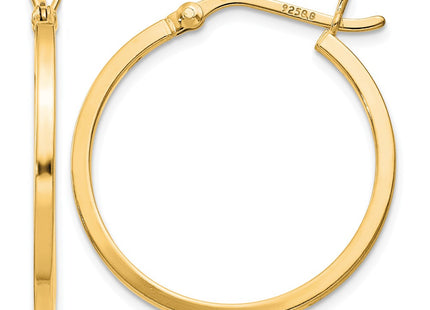 Sterling silver hoop earrings
