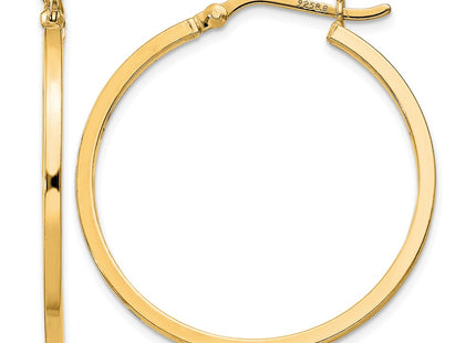 Sterling silver hoop earrings