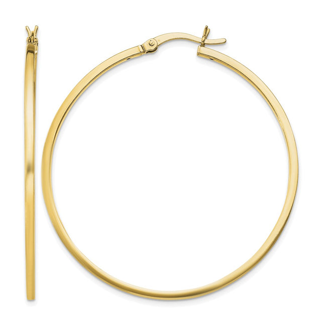 Sterling silver hoop earrings
