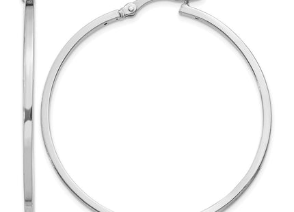 Sterling silver hoop earrings