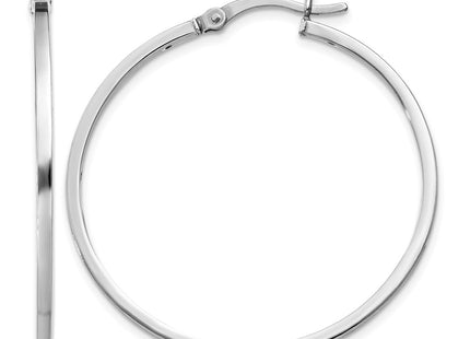 Sterling silver hoop earrings