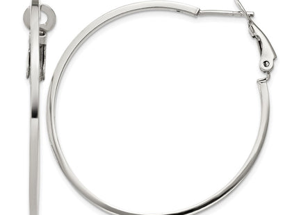 Sterling silver hoop earrings