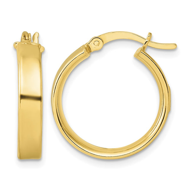 Sterling silver hoop earrings