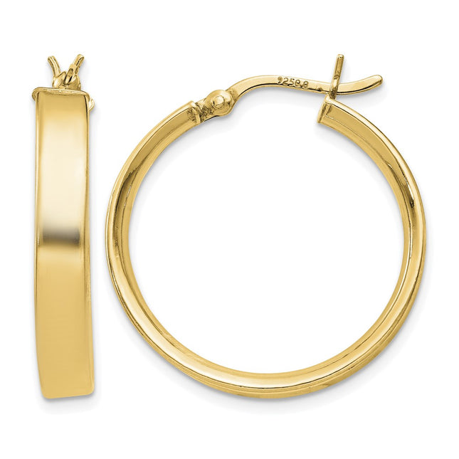Sterling silver hoop earrings