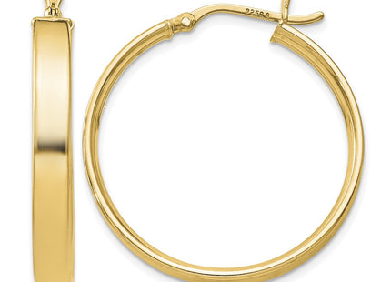 Sterling silver hoop earrings