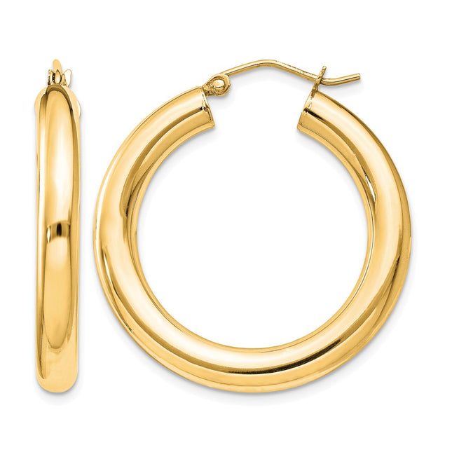 Sterling silver hoop earrings