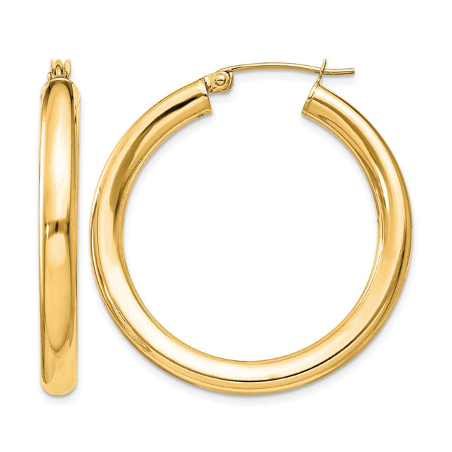 Sterling silver hoop earrings