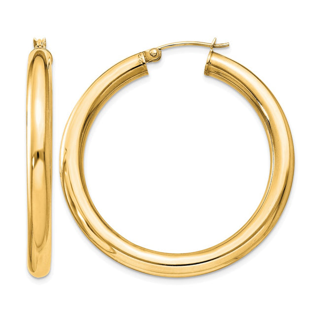 Sterling silver hoop earrings