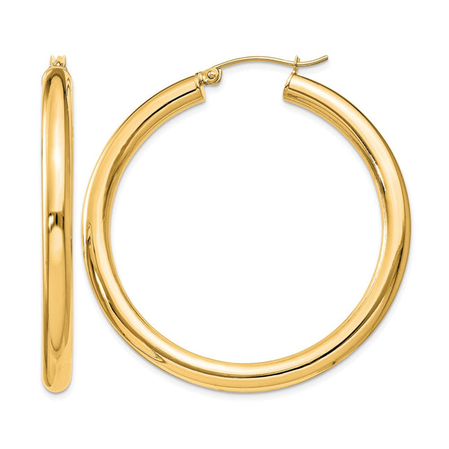 Sterling silver hoop earrings