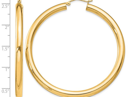 Sterling silver hoop earrings, alternate view