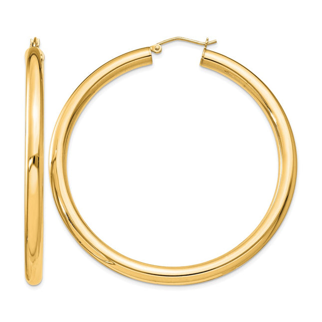 Sterling silver hoop earrings