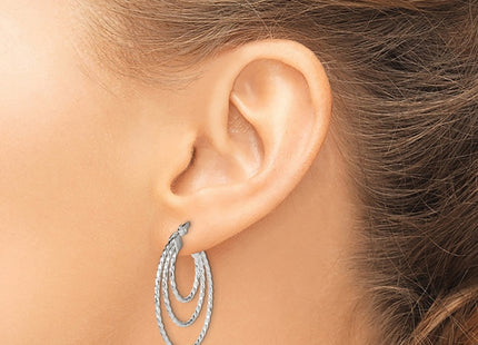 Sterling Silver Earrings Style QE8200 - Classique Jewelry Inc.