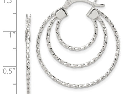 Sterling Silver Earrings Style QE8200 - Classique Jewelry Inc.