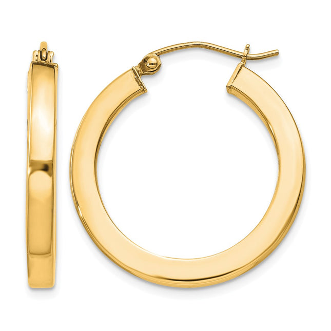 Sterling silver hoop earrings