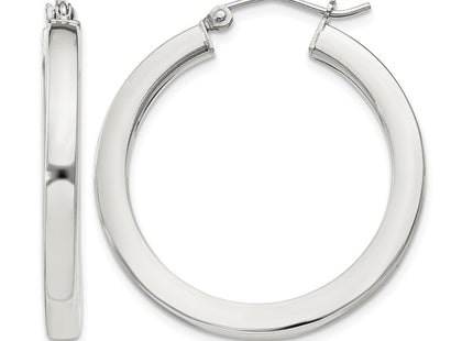 Sterling silver hoop earrings